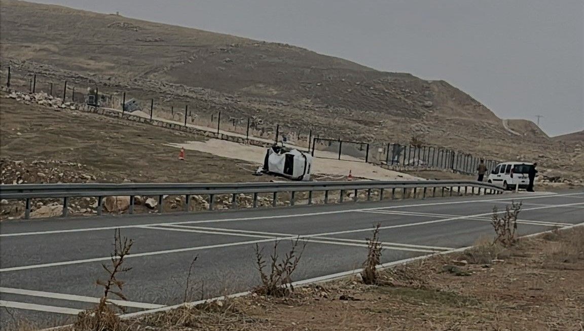 Hasankeyf yolunda trafik kazası: 1 yaralı