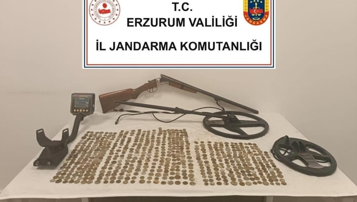 Erzurum'da tarihi eser kaçakçılığı operasyonu Erzurum'da tarihi eser kaçakçılığı operasyonu