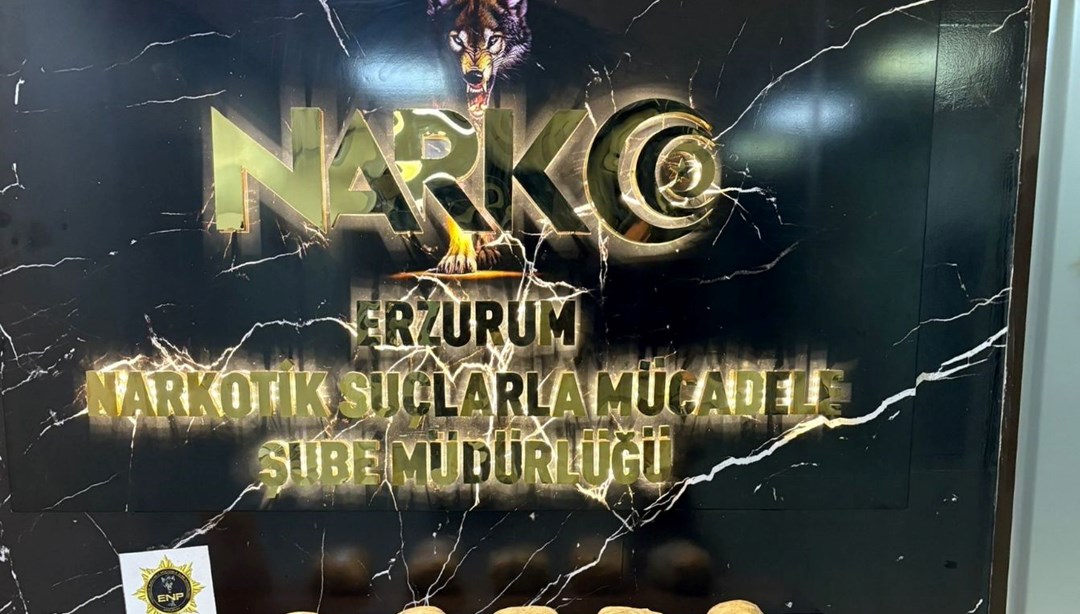 Erzurum'da 5 kilo 200 gram skunk maddesi ele geçirildi