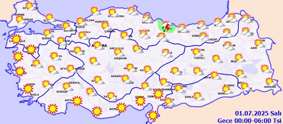 Üç bölgede sağanak yağışlar sürecek - 1