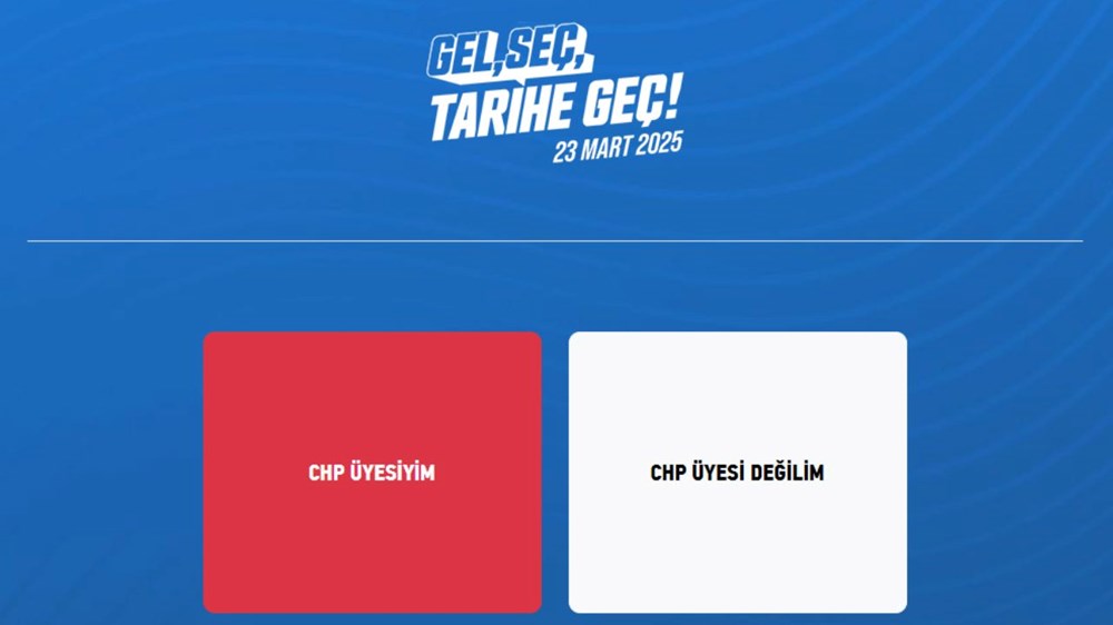 CHP ön seçim sandık yerleri sorgulama 23 Mart 2025: Nerede ve nasıl oy kullanacağım? CHP ön seçim oy verme ne zaman, saat kaçta? - 1
