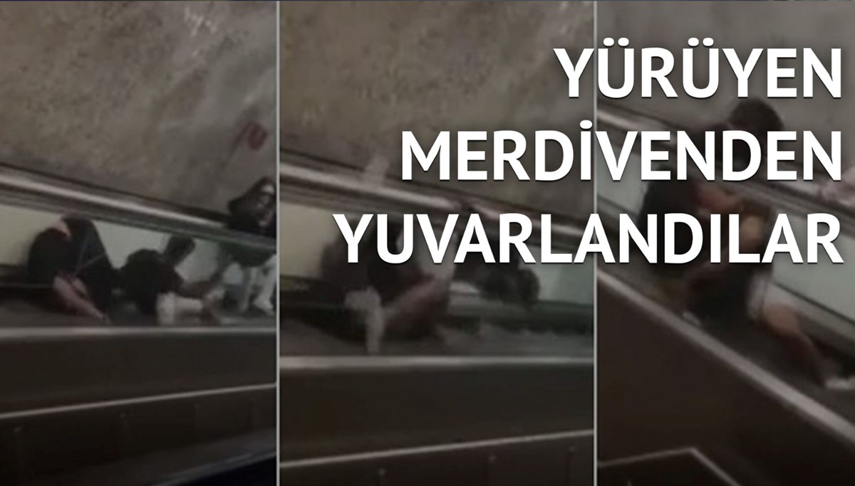 İstanbul metrosunda kavga