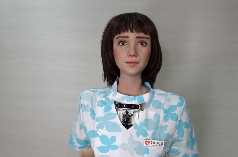 Robot Sophia'ya kardeş geldi: Robot hemşire Grace - 6