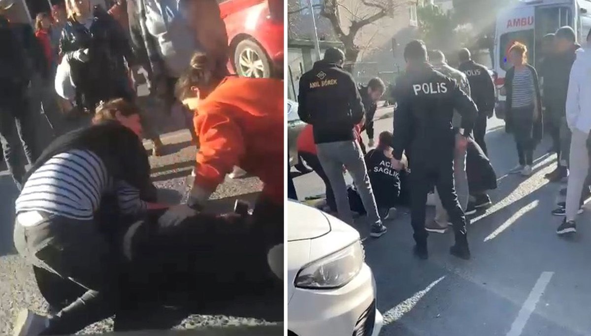 İstanbul'da otomobiliyle öğretmene çarptı, kaçarken esnafı bıçakladı İstanbul'da otomobiliyle öğretmene çarptı, kaçarken esnafı bıçakladı