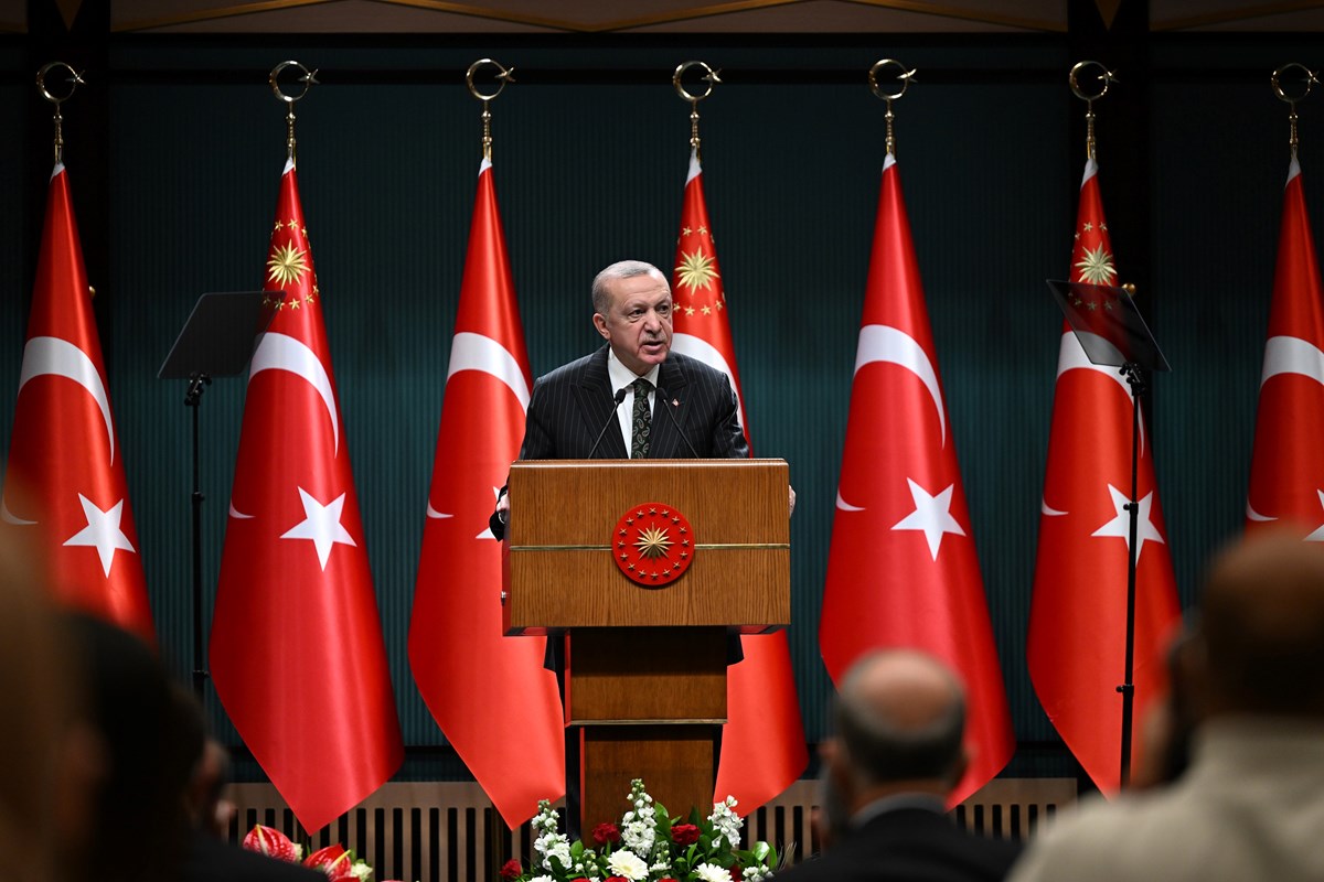 Cumhurbaşkanı Recep Tayyip Erdoğan Kabine Toplantısı