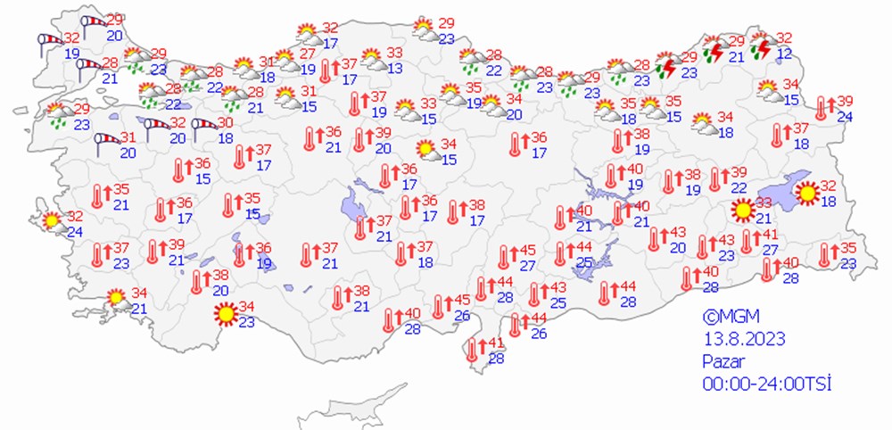 Meteoroloji'den "sıcak hava dalgası" uyarısı - 4