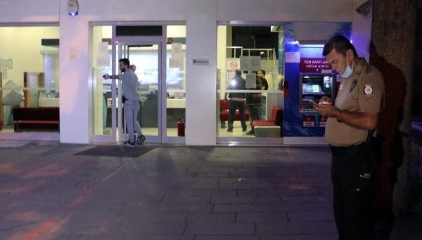 Ankara’da 1 dakikada banka soygunu