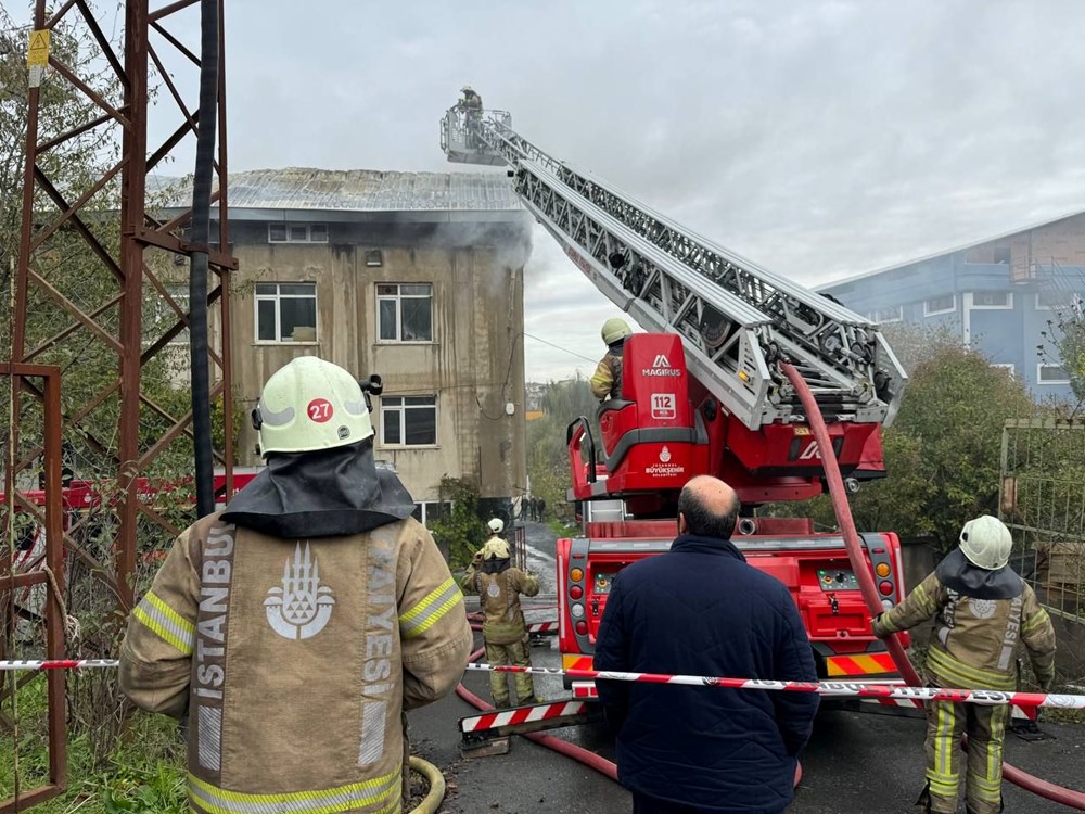 İstanbul'da fabrika yangını - 7
