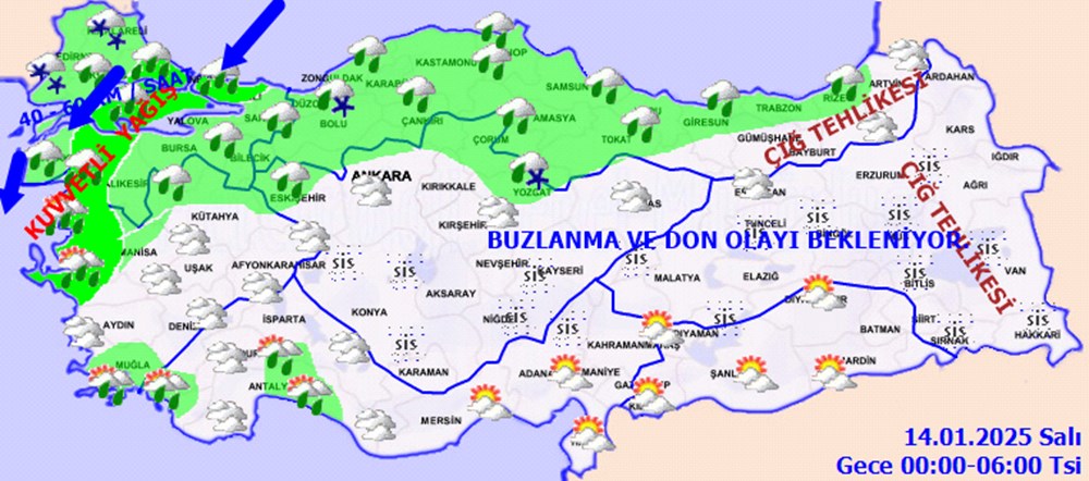 Kar, tipi, fırtına… İstanbul dahil 13 şehir için sarı kodlu uyarı! Kuvvetli yağışa dikkat - 9