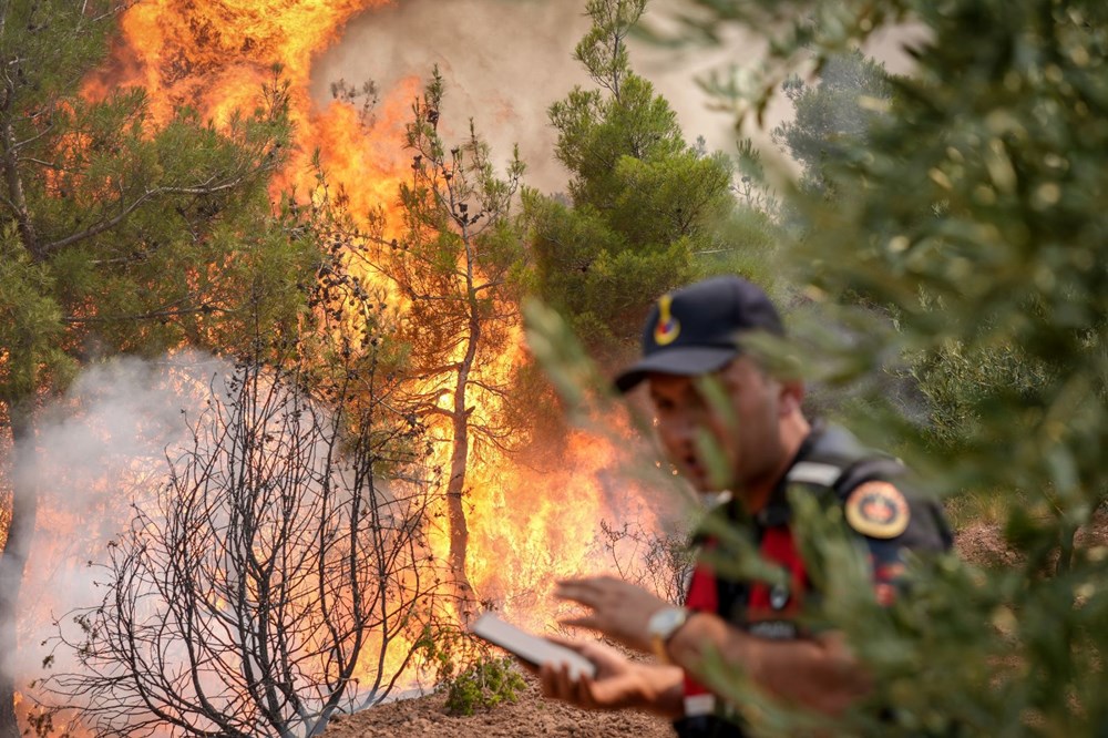 Sakarya-Bilecik orman yangınında son durum: Alevler yeniden büyüdü, köylerde anons yapılıyor - 3