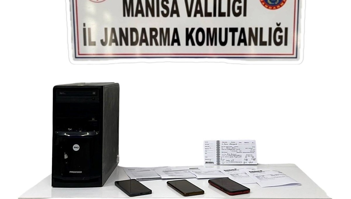 Manisa'da tefeci operasyonu: 2 gözaltı