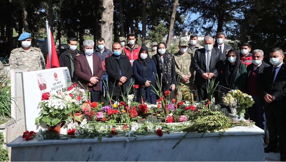İdlib'de geçen yıl şehit olan askerler Hatay'da anıldı