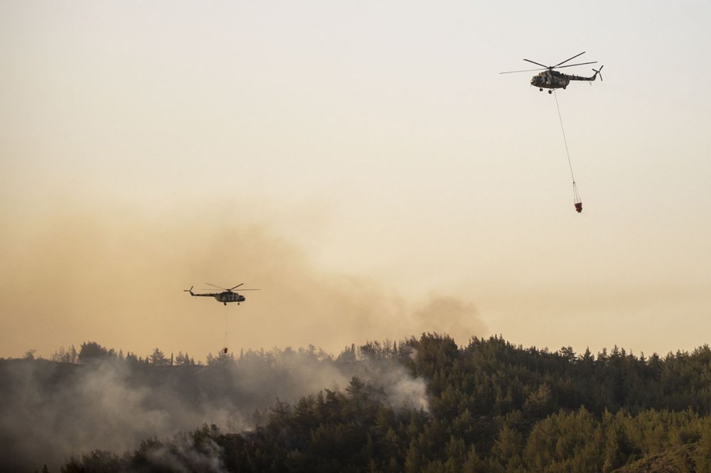 Marmaris'te orman yangını: Bakanlar son durumu açıkladı - 37