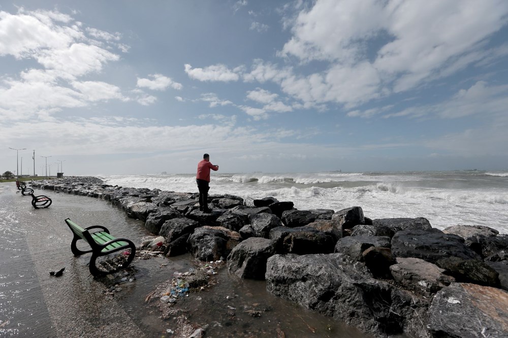 Deprem bölgesi İskenderun'da deniz bir kez daha taştı - 4