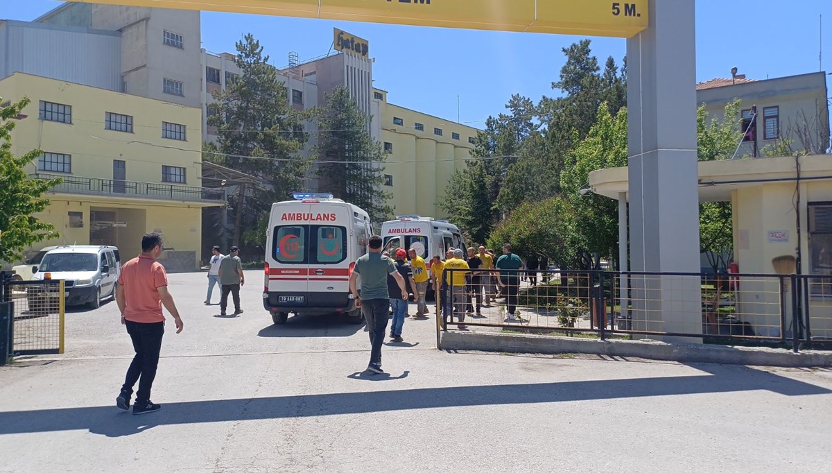 Un fabrikasında patlamada