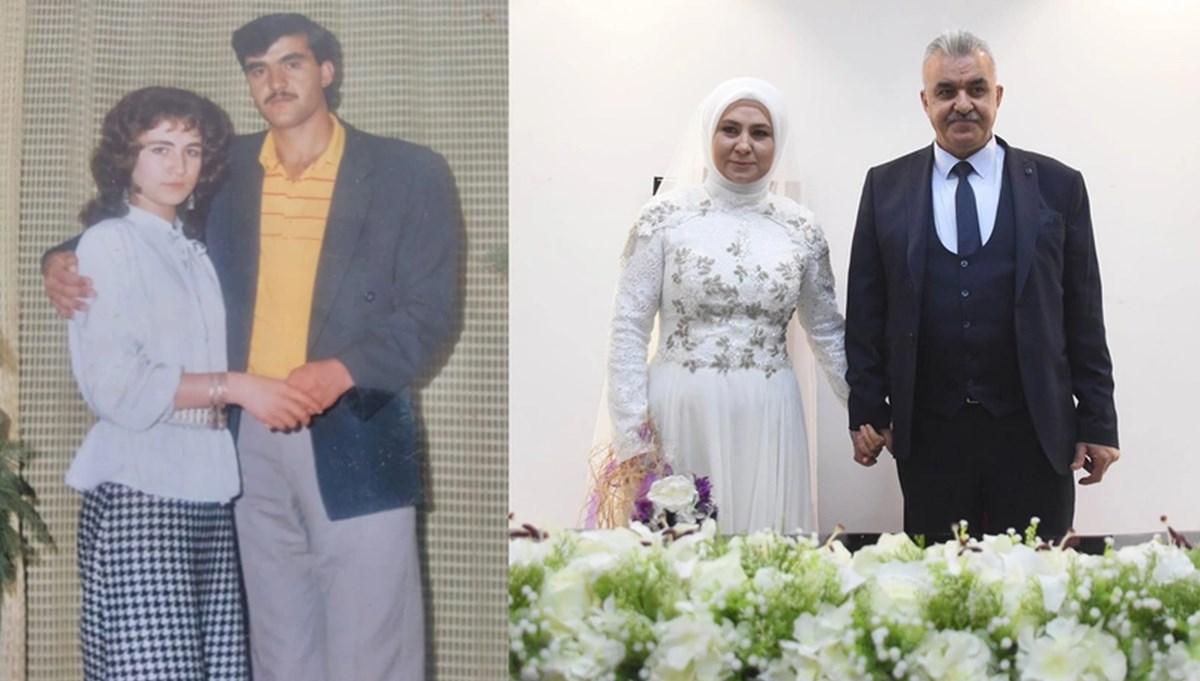 1986'da nişanlandılar, 35 yıl sonra evlendiler