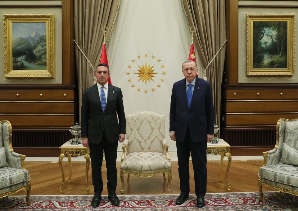 Cumhurbaşkanı Erdoğan, Ferit Şahenk ve Ali Koç'u kabul etti - 1