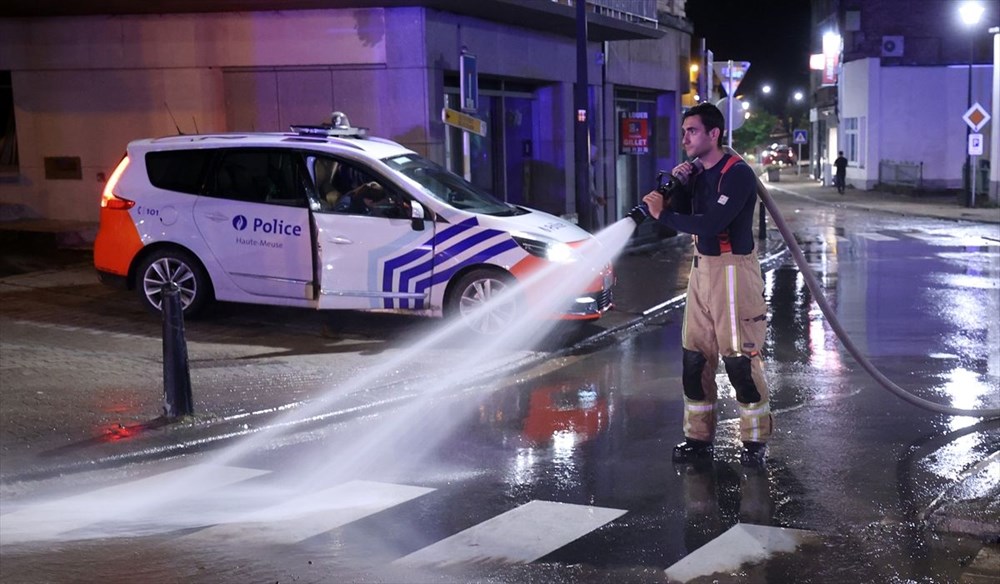 Belçika'da aşırı yağışlar yeniden sele neden oldu - 26