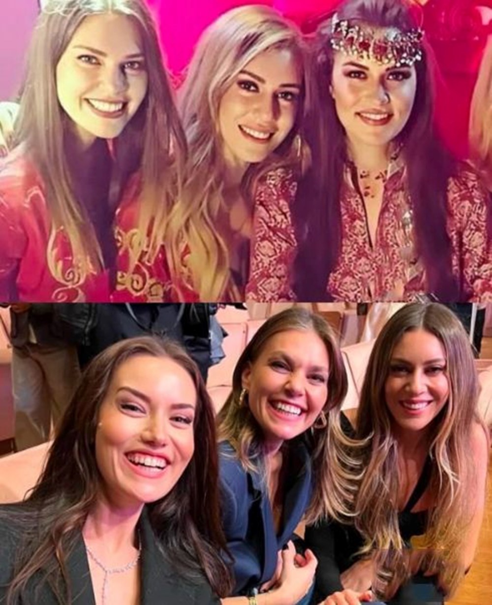 Fahriye Evcen, Aslı Enver ve Sinem Kobal'dan yıllar sonra aynı poz - 5