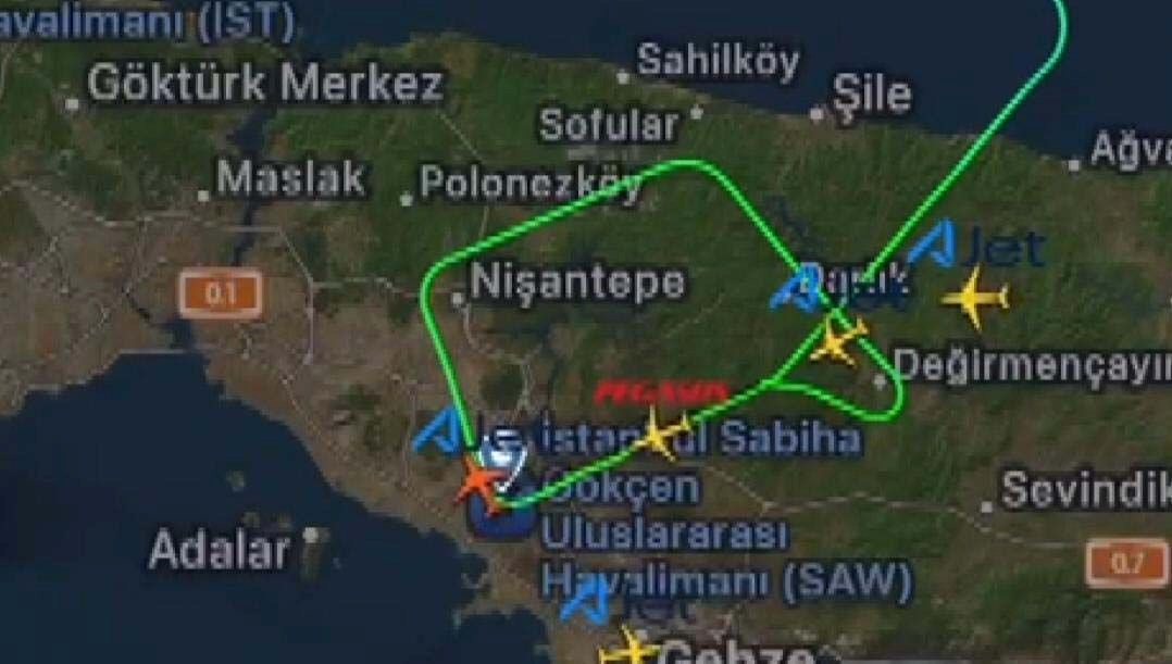 İstanbul'da uçaklara deprem uyarısı