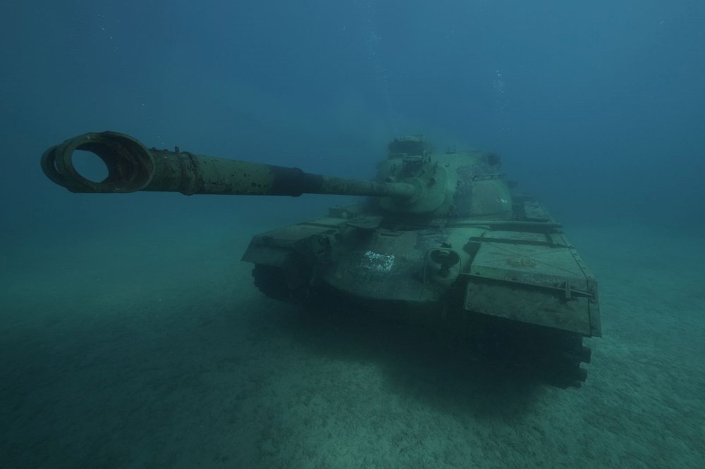 Saros Körfezi'nde Su Altı Tarih müzesi'ne tank batırıldı - 6