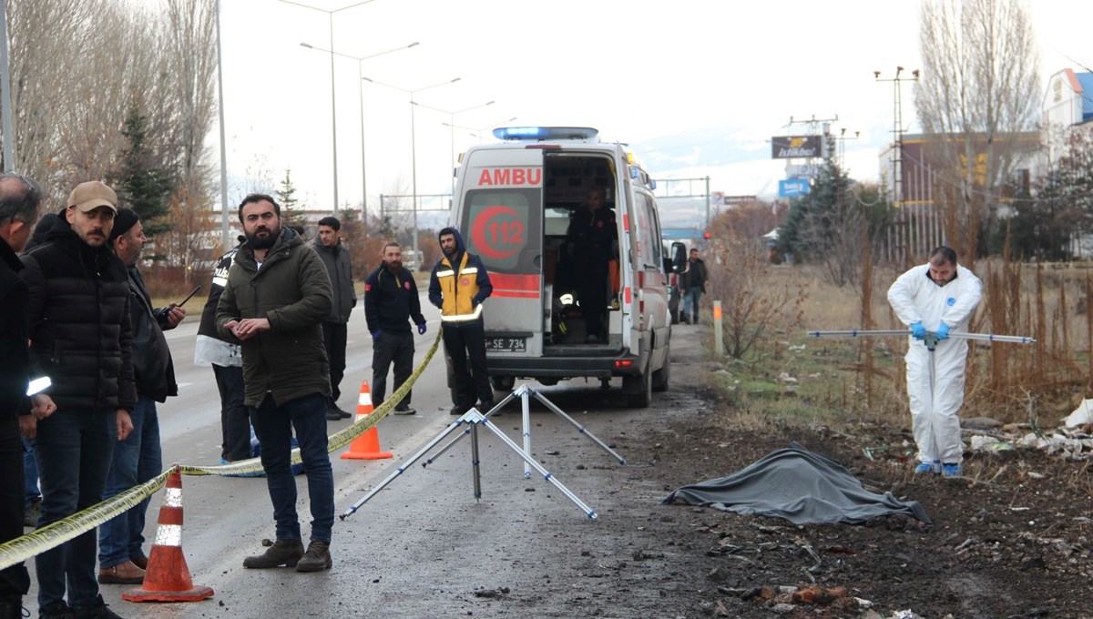 Erzurum'da karayolu kenarında ceset bulundu