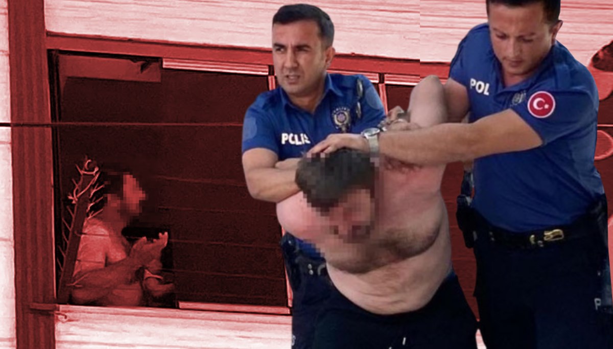 Balkondaki dehşet anı: Oğlunu camdan atmaya kalkıştı, polis eve operasyon yaptı