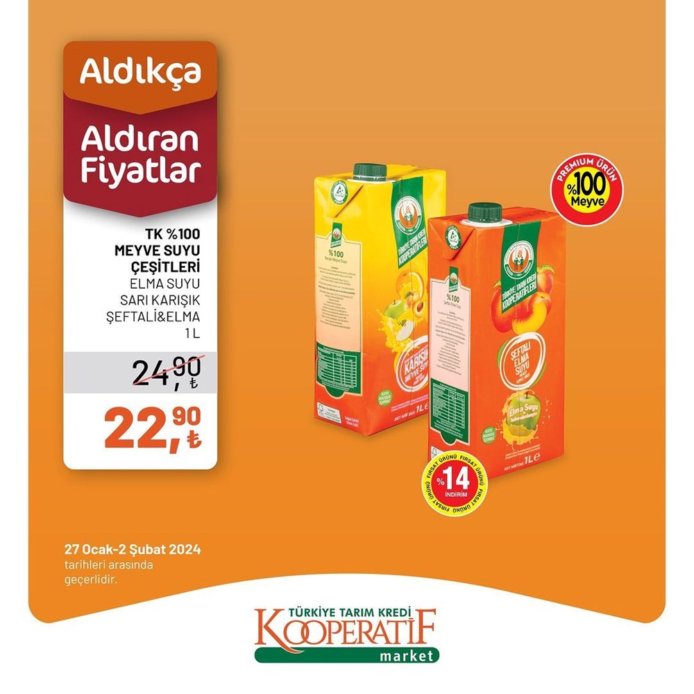 Tarım Kredi Kooperatif Market'te şubat ayına özel yeni indirimli ürünler listesi (29 Ocak-2 Şubat 2024 Tarım Kredi Market indirimleri) - 17