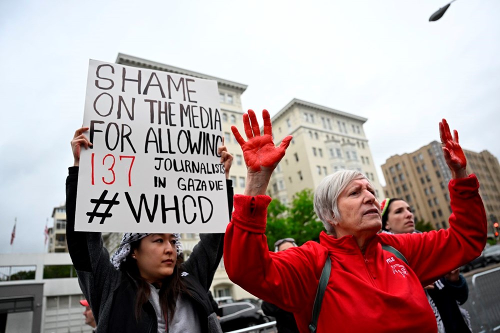 103 yıllık etkinliğe Filistin protestoları damga vurdu - 5