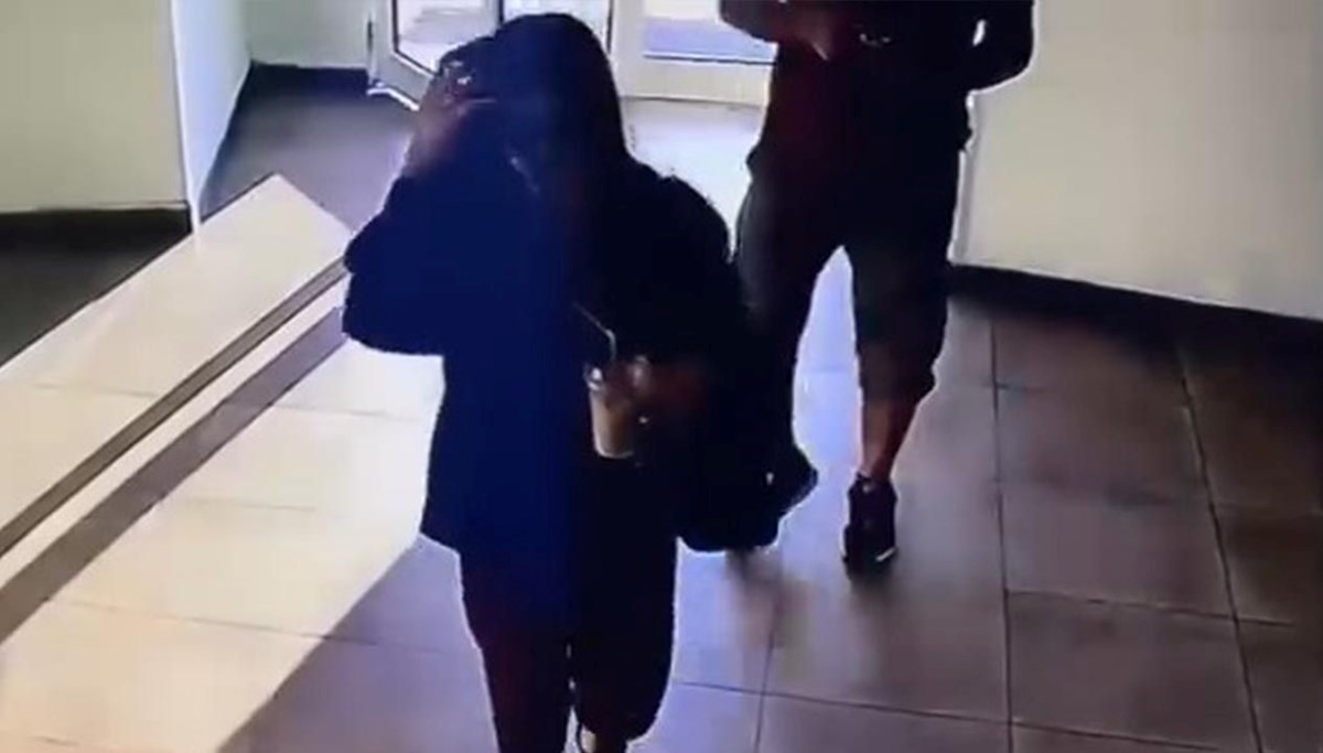 Ayşe ve şüpheli kamerada