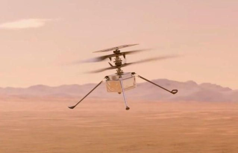 NASA'nın helikopteri Ingenuity, Mars'ta 21'inci uçuşunu tamamladı - 6