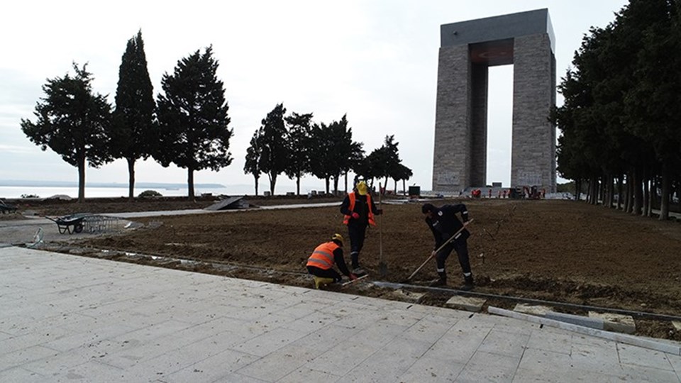 Çanakkale'deki Şehitler Abidesi'nde Cumhuriyet'in 100. yılına özel düzenlemeler yapılıyor - 1