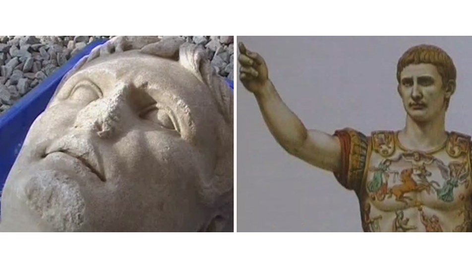 İlk imparator Augustus'un başı bulundu
