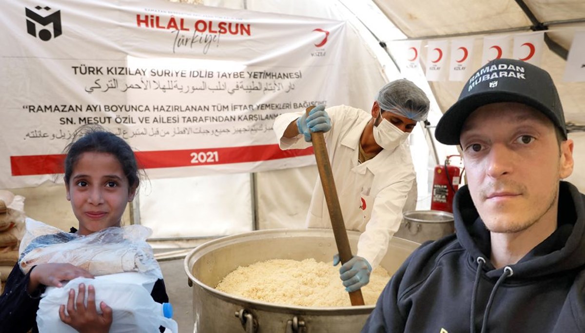 Mesut Özil'den Suriyeli yetimlere iftar sofrası