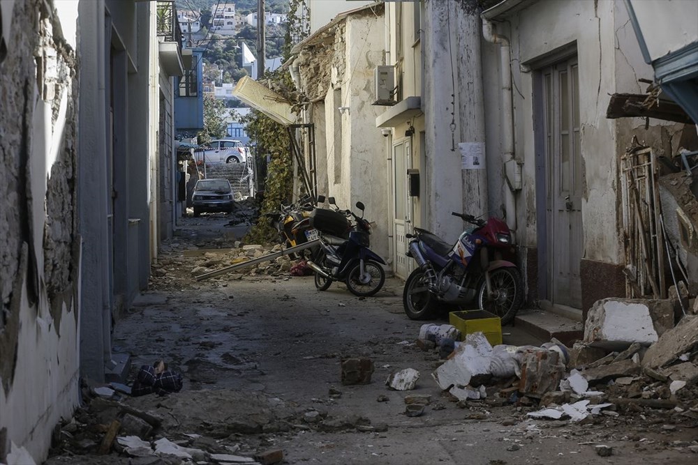 Depremin vurduğu Yunan adası Sisam'da son durum - 41