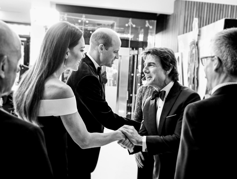 Top Gun: Maverick galası: Başrol Tom Cruise'dan Prens William ve eşi Kate Mİddleton'a özel karşılama - 12