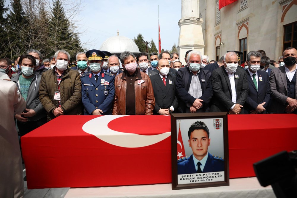Şehit Pilot Burak Gençcelep'e veda - 12
