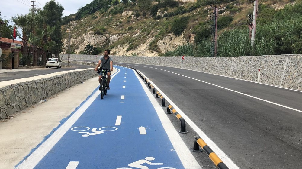 Türkiye'nin en uzun bisiklet yolu bisikletçilerin gözdesi oldu - 6