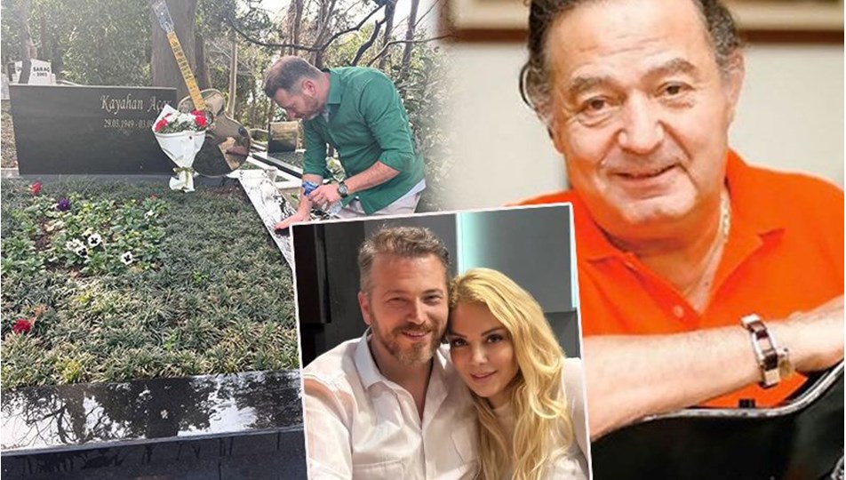 Beste Açar, babası Kayahan’ın mezarını sevgilisiyle ziyaret etti