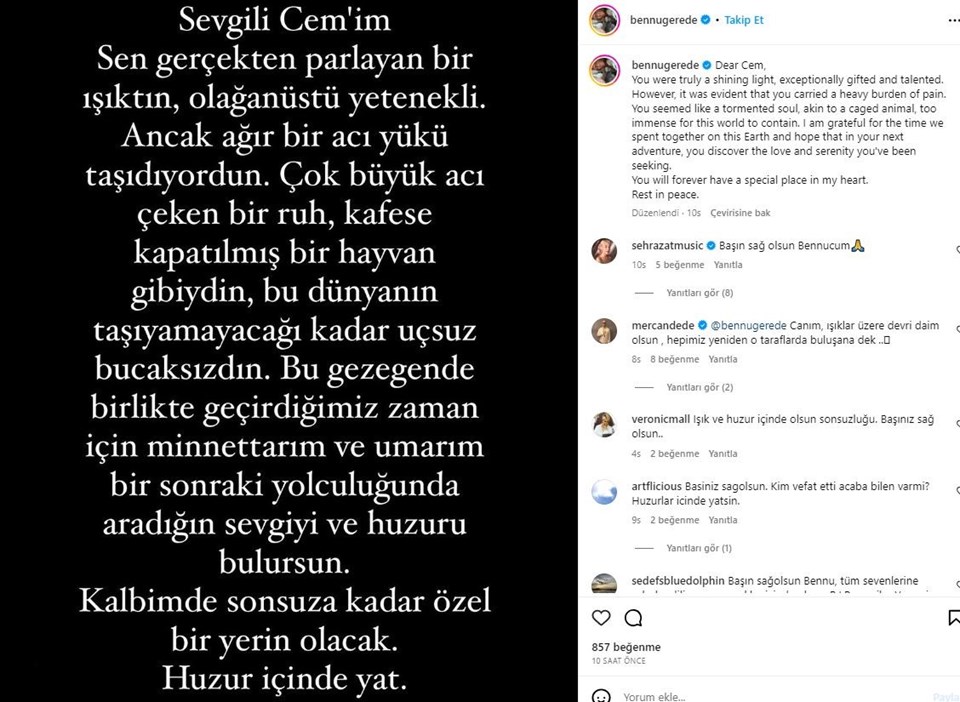 Bennu Gerede'nin eski eşi Cem Büyükhanlı hayatını kaybetti - 1