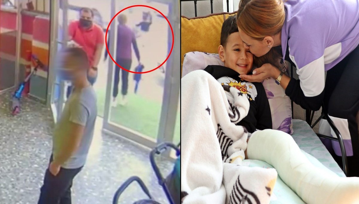 Kreşten yola fırlayan çocuk ölümden saniyelerle kurtuldu Kreşten yola fırlayan çocuk ölümden saniyelerle kurtuldu