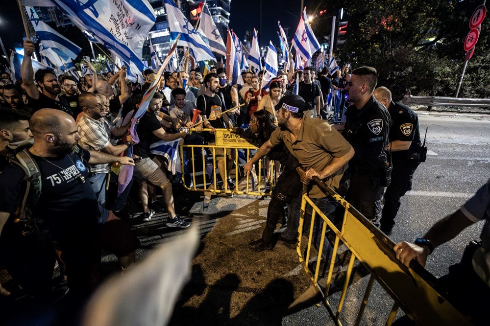 İsrail'de hükümetin yargı düzenlemesine karşı protestolar sürüyor - 8