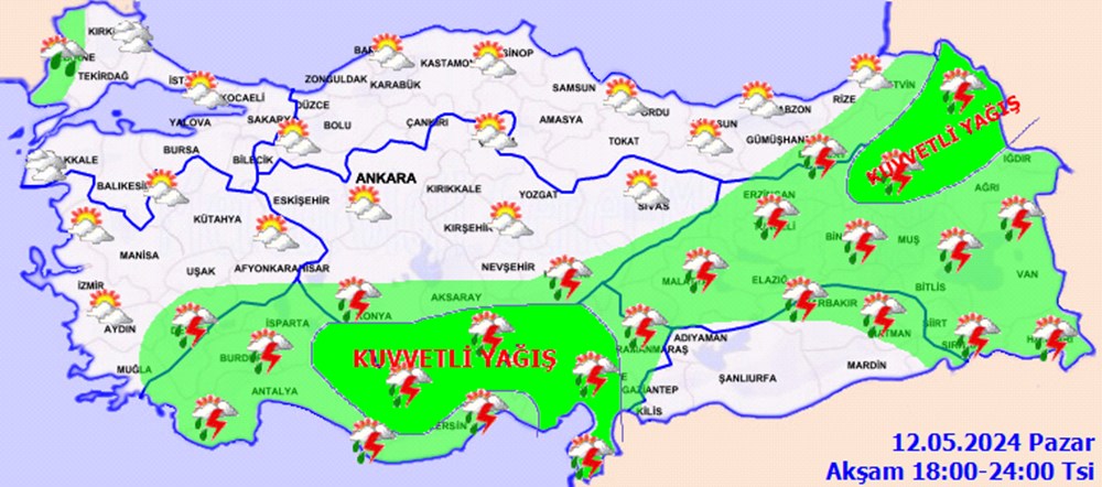 Meteoroloji'den 19 ile sarı kodlu uyarı - 8