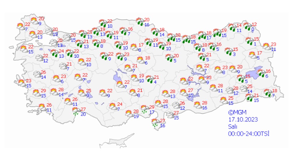 12 il için kuvvetli yağış ve toz taşınımı uyarısı (Bu hafta hava nasıl olacak?) - 12