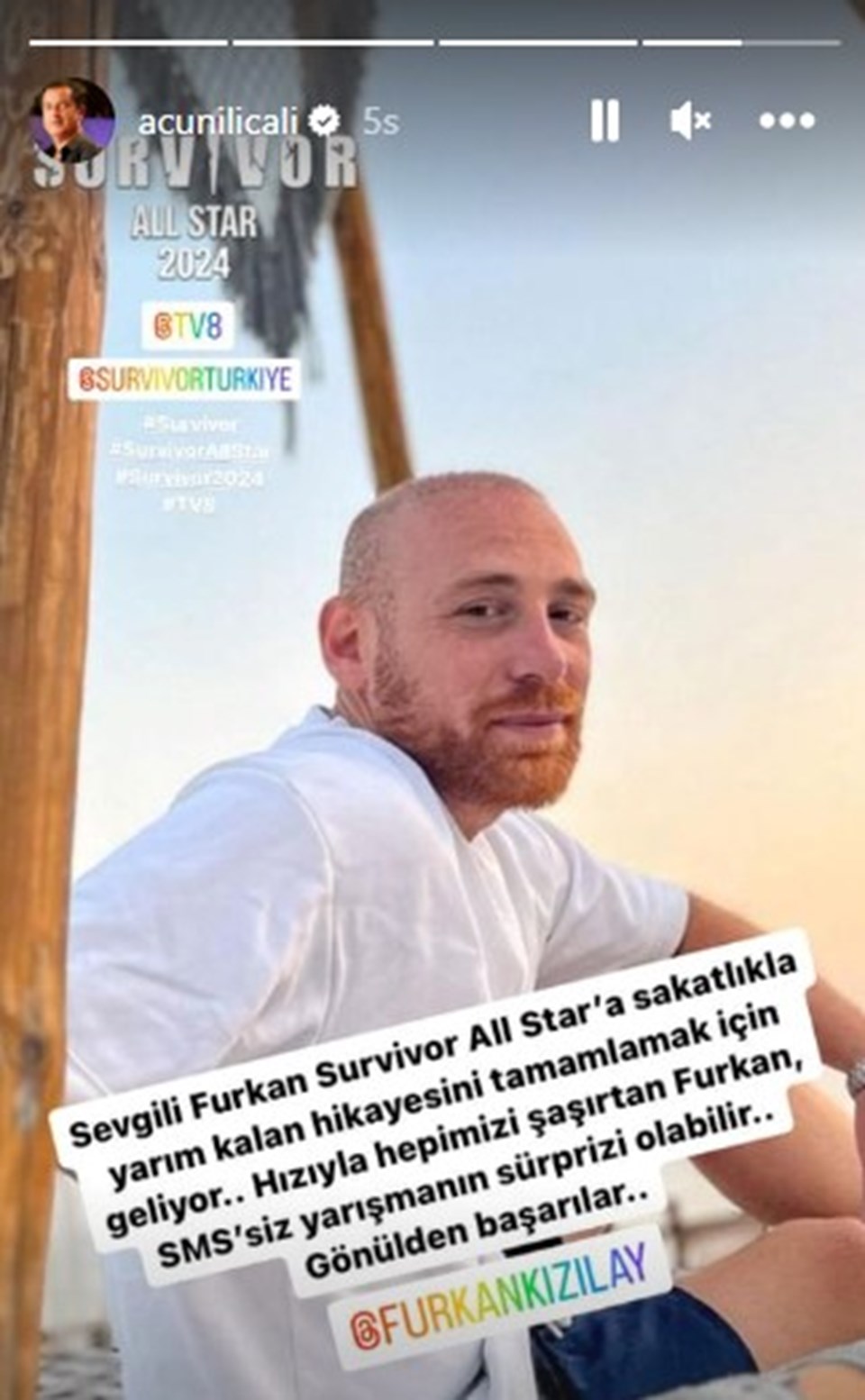 Furkan Kızılay, Survivor All Star kadrosunda - 1