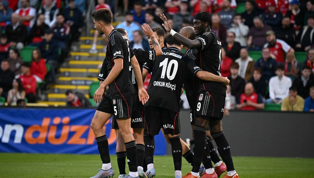 Beşiktaş, St. Patrick's'i güle oynaya yendi: Rövanş öncesi büyük avantaj!