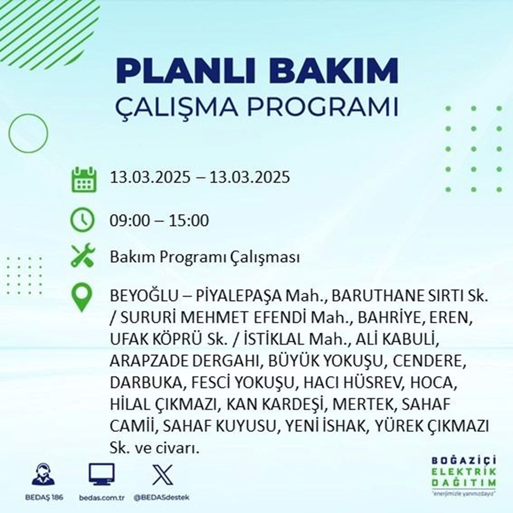 İstanbul'da Elektrikler Ne Zaman Gelecek? 19 İlçede Kesinti Alarmı (13 Mart Kesinti Haritası) 83 DhQjCNbQvUqbI0Y2HkbccA