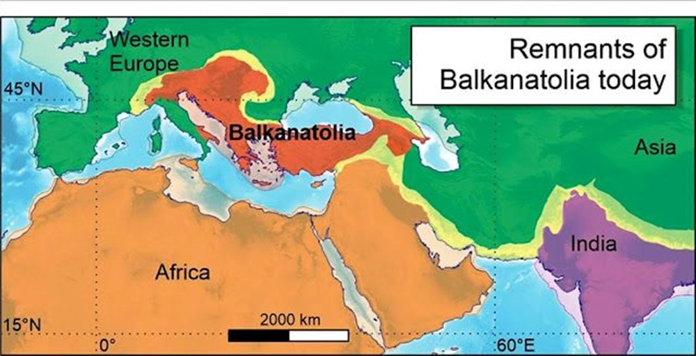 KAYIP KITA 40 MİLYON YIL SONRA KEŞFEDİLDİ: TÜRKİYE DE İÇİNDE Kayıp kıta 40 milyon yıl sonra keşfedildi: Türkiye de içinde - 2