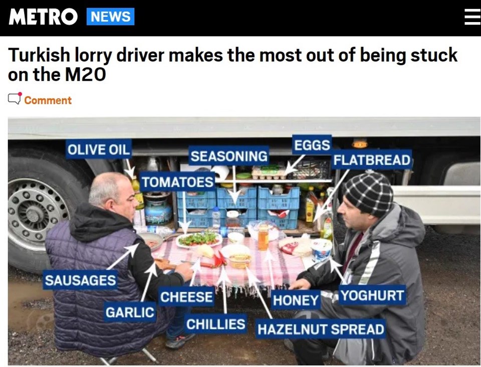 İngiltere'de Türk şoförlerin kahvaltısı gündem oldu - 1