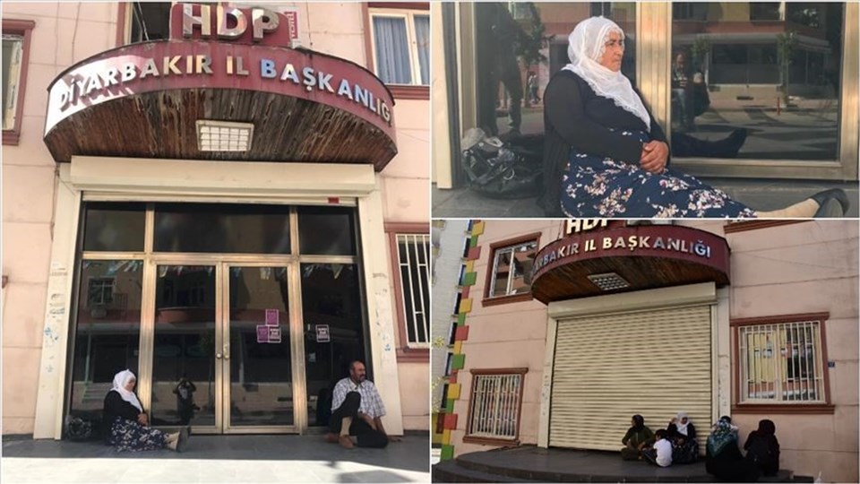 Diyarbakır'da HDP önünde oturma eylemi yapan ailelerin sayısı 4'e yükseldi - 1
